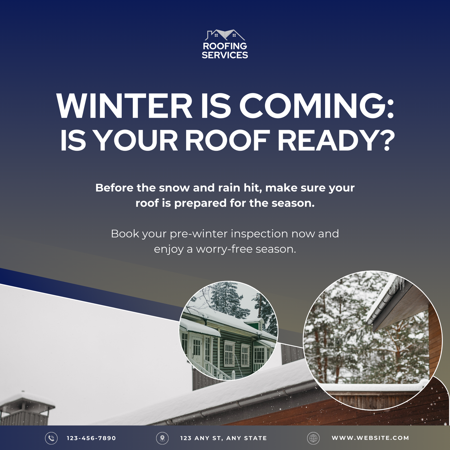 Roofing Social Media Post Templates – 30 Editable Canva Graphics for Roofers