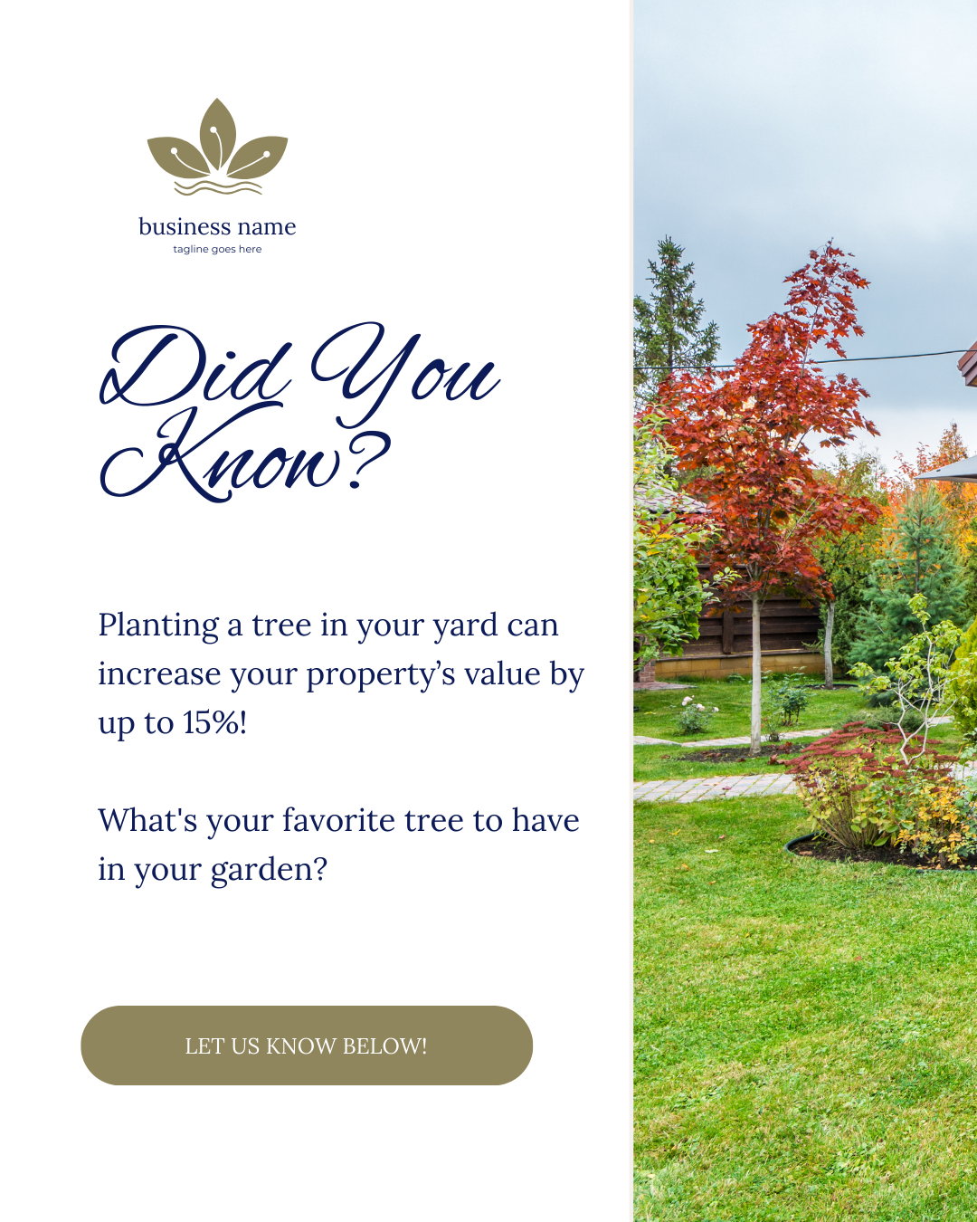 Landscaping Social Media Post Templates