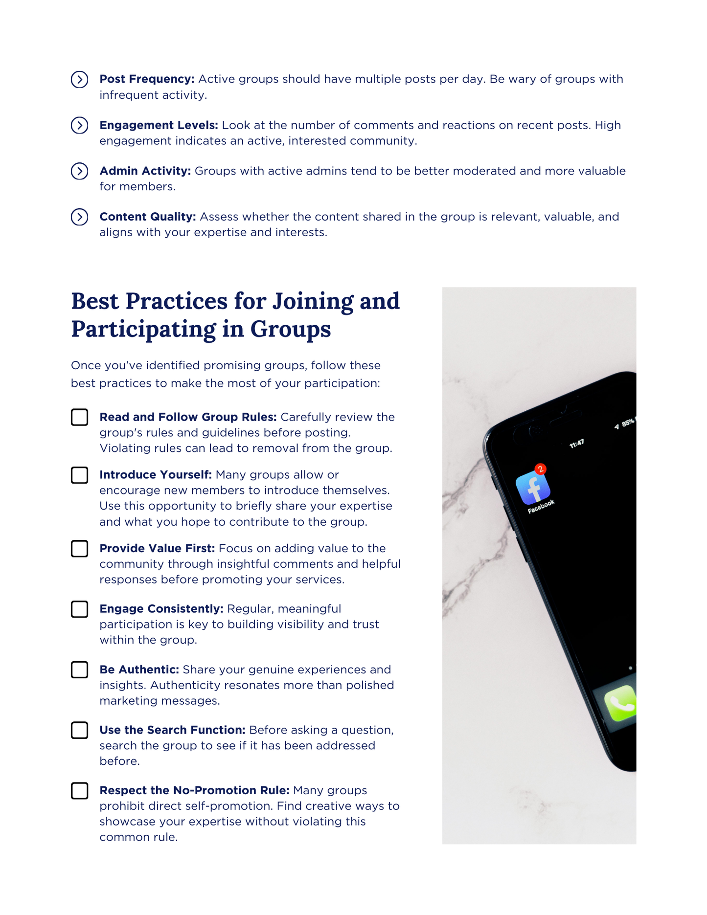 Facebook Group Mastery