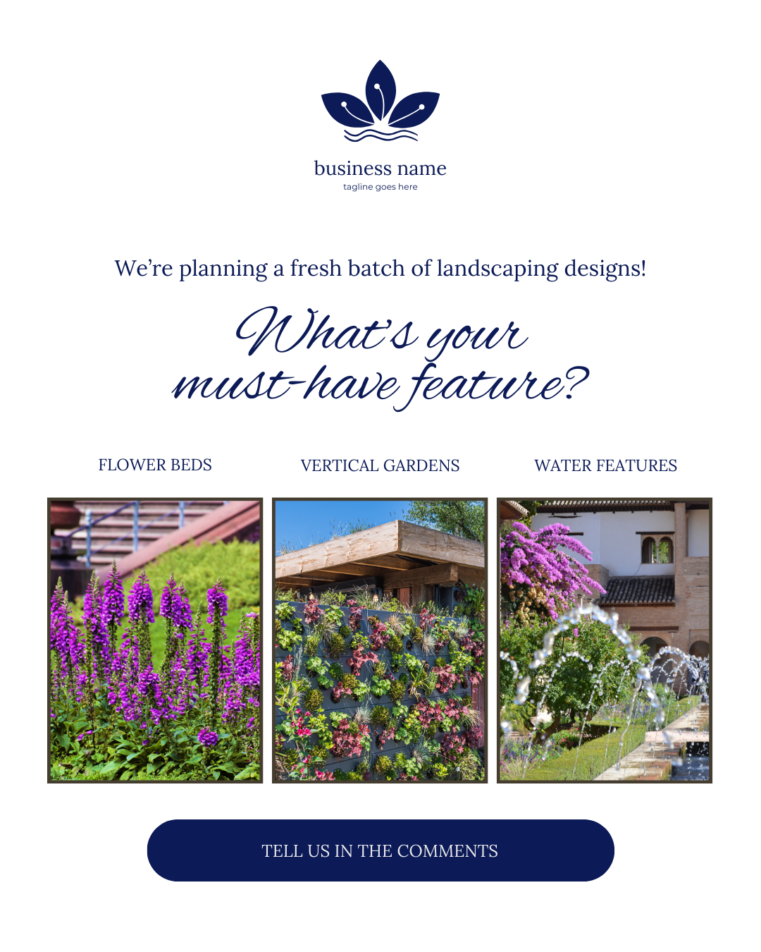 Landscaping Social Media Post Templates
