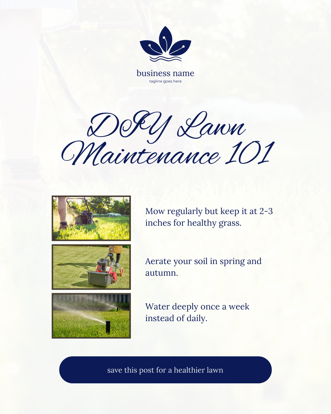 Landscaping Social Media Post Templates