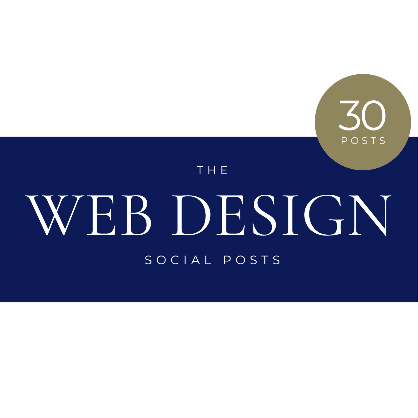 30 Web Design Social Media Templates | Editable Canva Posts