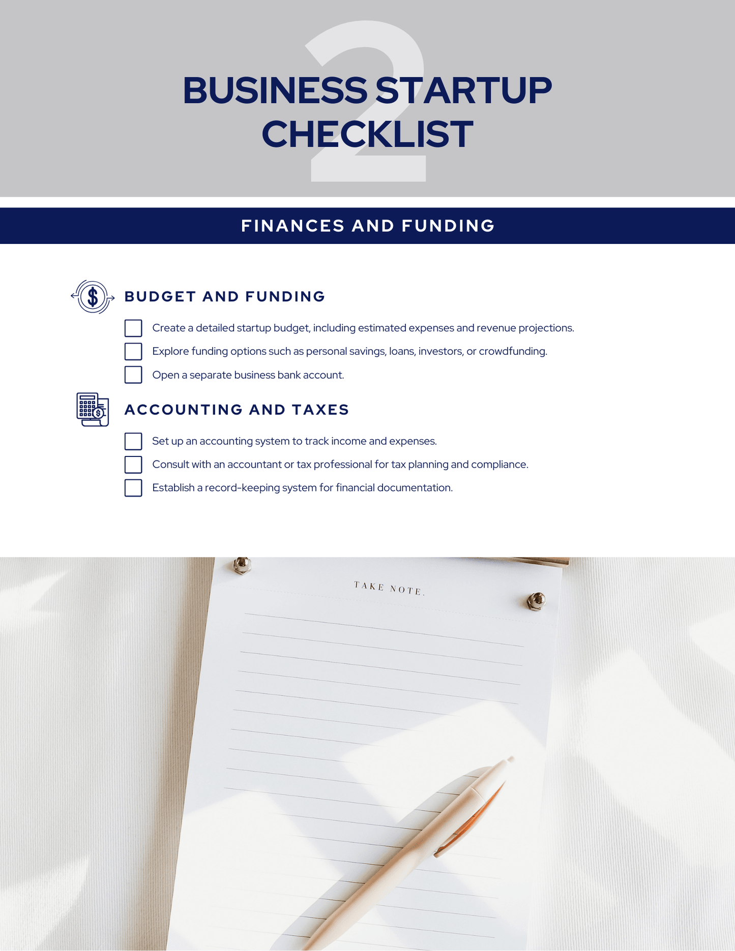 Business Start-Up Checklist