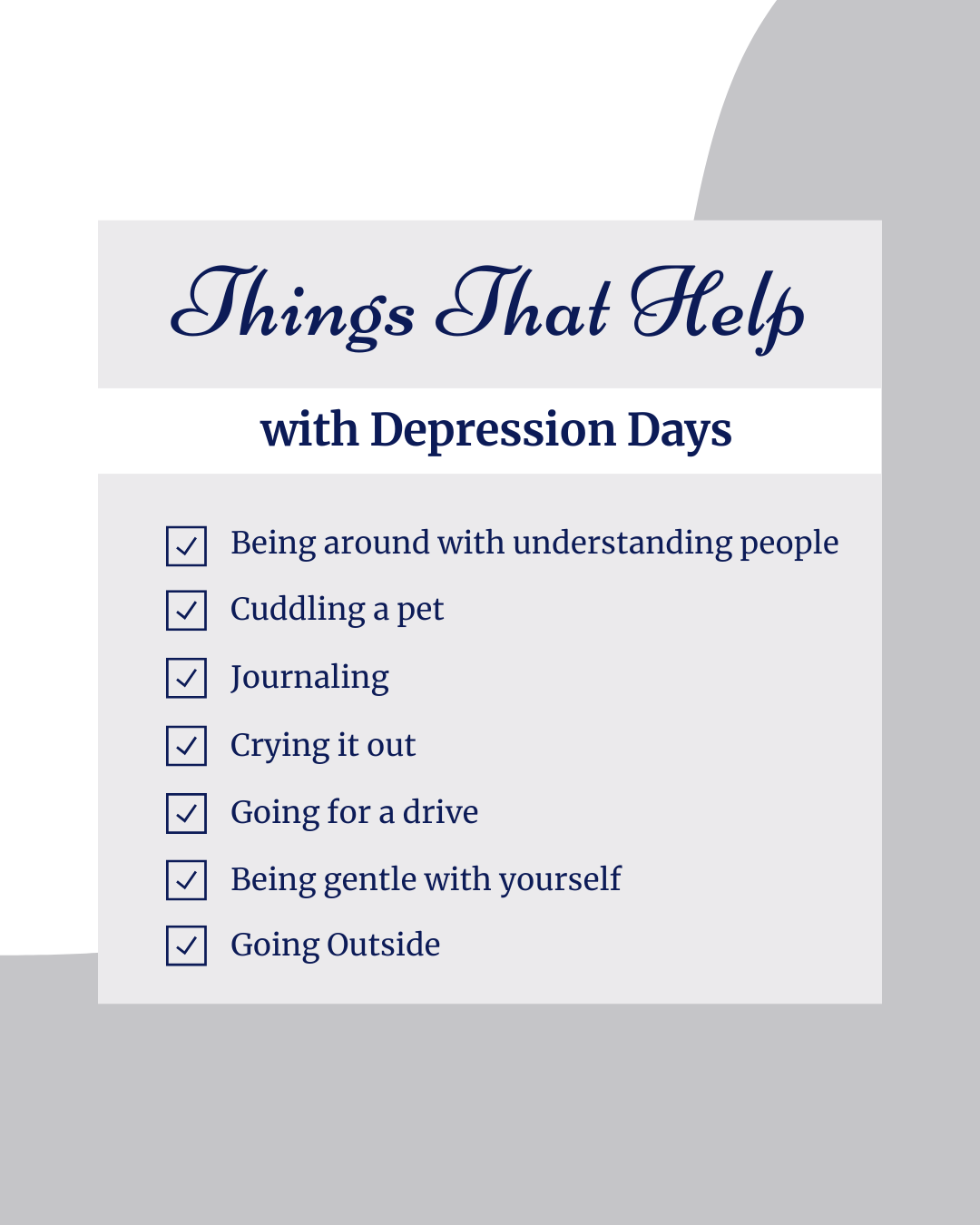 Mental Health Social Media Post Templates