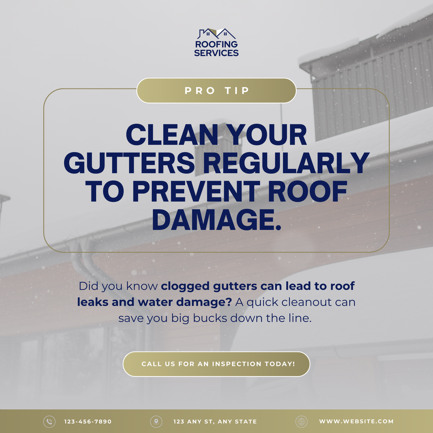 Roofing Social Media Post Templates – 30 Editable Canva Graphics for Roofers
