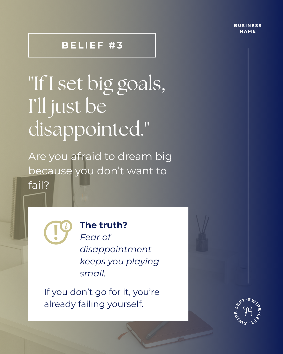 125 Instagram Carousel Templates for Mindset Coaches | Canva Graphics - The Simple Marketing Shop