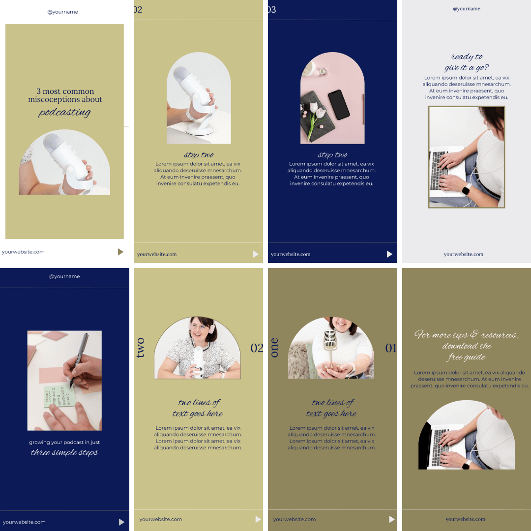 25 Pinterest, Reels, Story & TikTok Templates | Editable Canva Templates for Video & Idea Pins - The Simple Marketing Shop