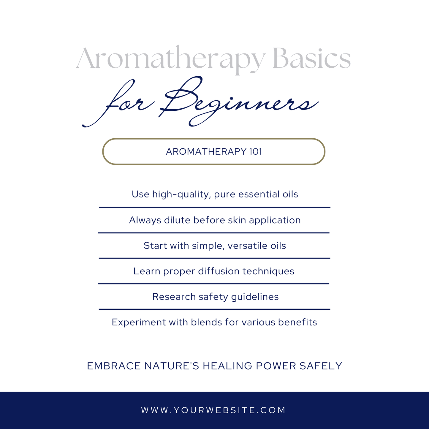 Essential Oils Social Media Templates | 35 Editable Canva Posts - The Simple Marketing Shop