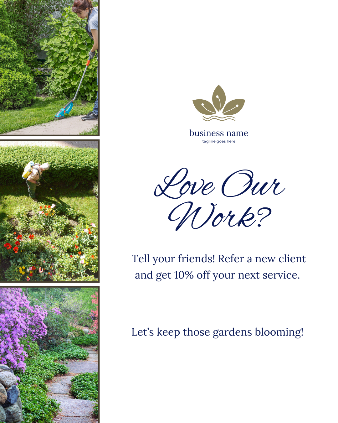 Landscaping Social Media Post Templates