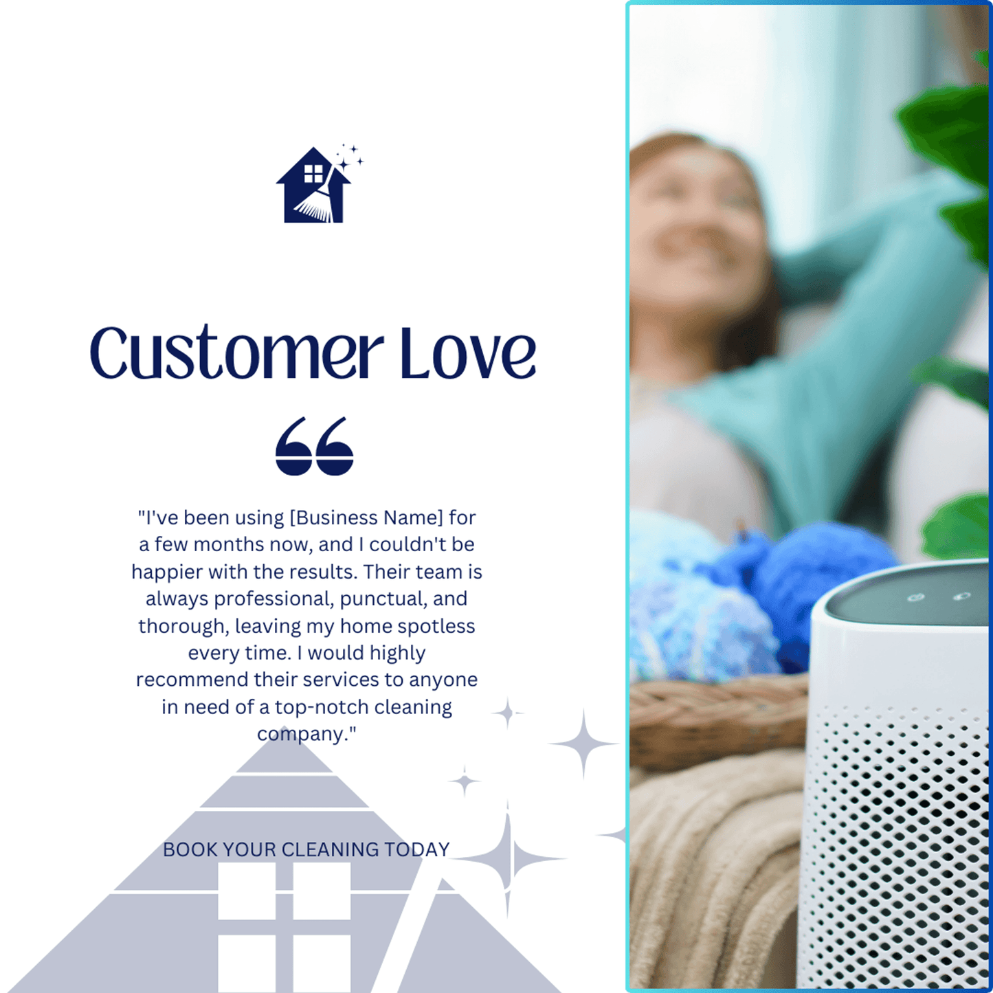 House cleaning Social MEdia Posts