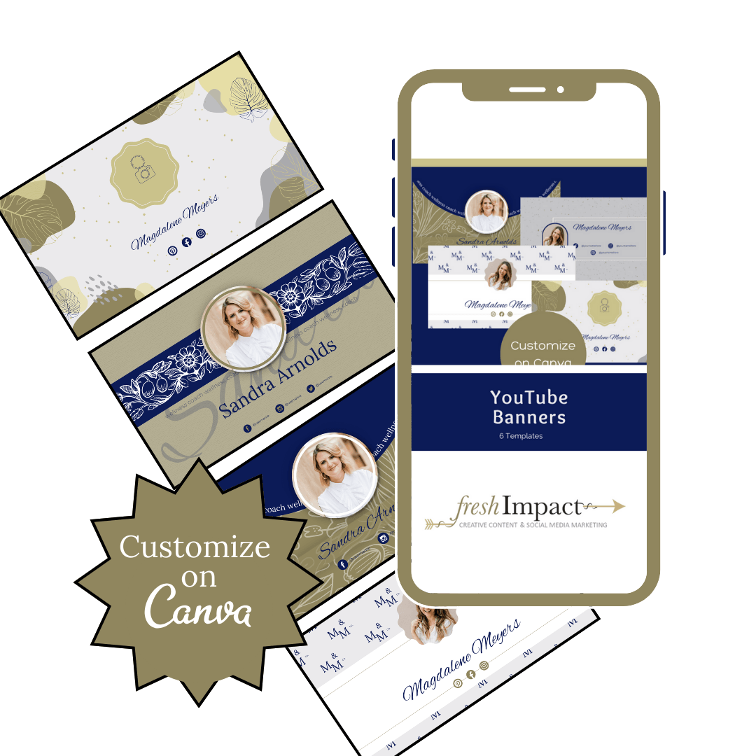 Create Stunning YouTube Banners with our Professional Templates - The Simple Marketing Shop