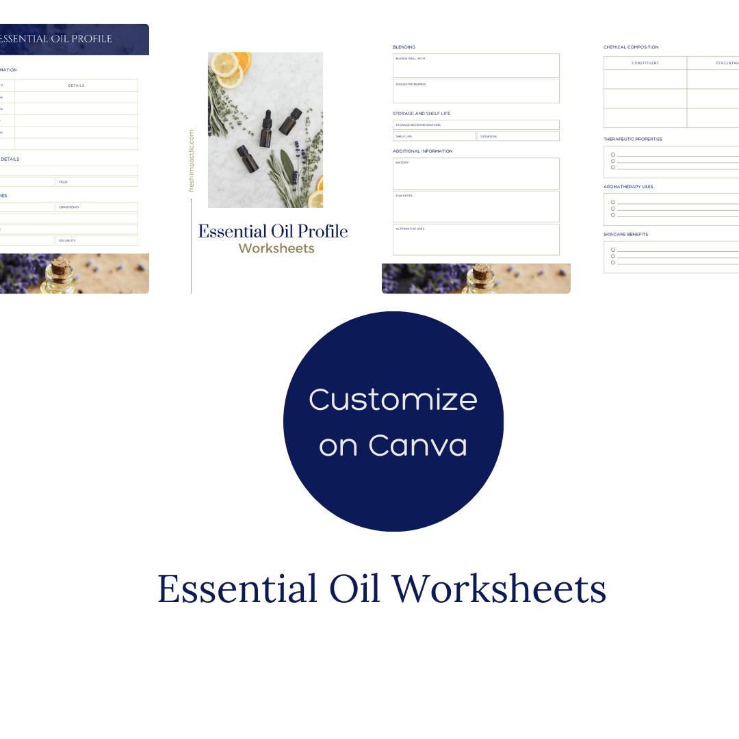 Essential Oils Business Kit – Templates, Printables & Organizers