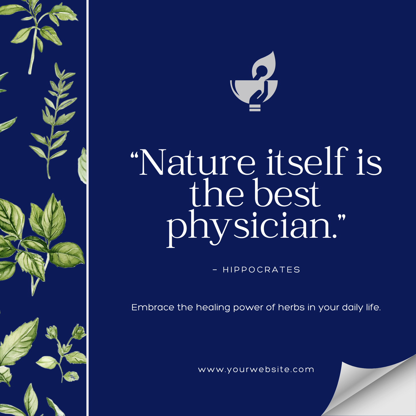 50 Herbal Social Media Templates – Editable Canva Posts for Herbalists & Wellness Brand - The Simple Marketing Shop