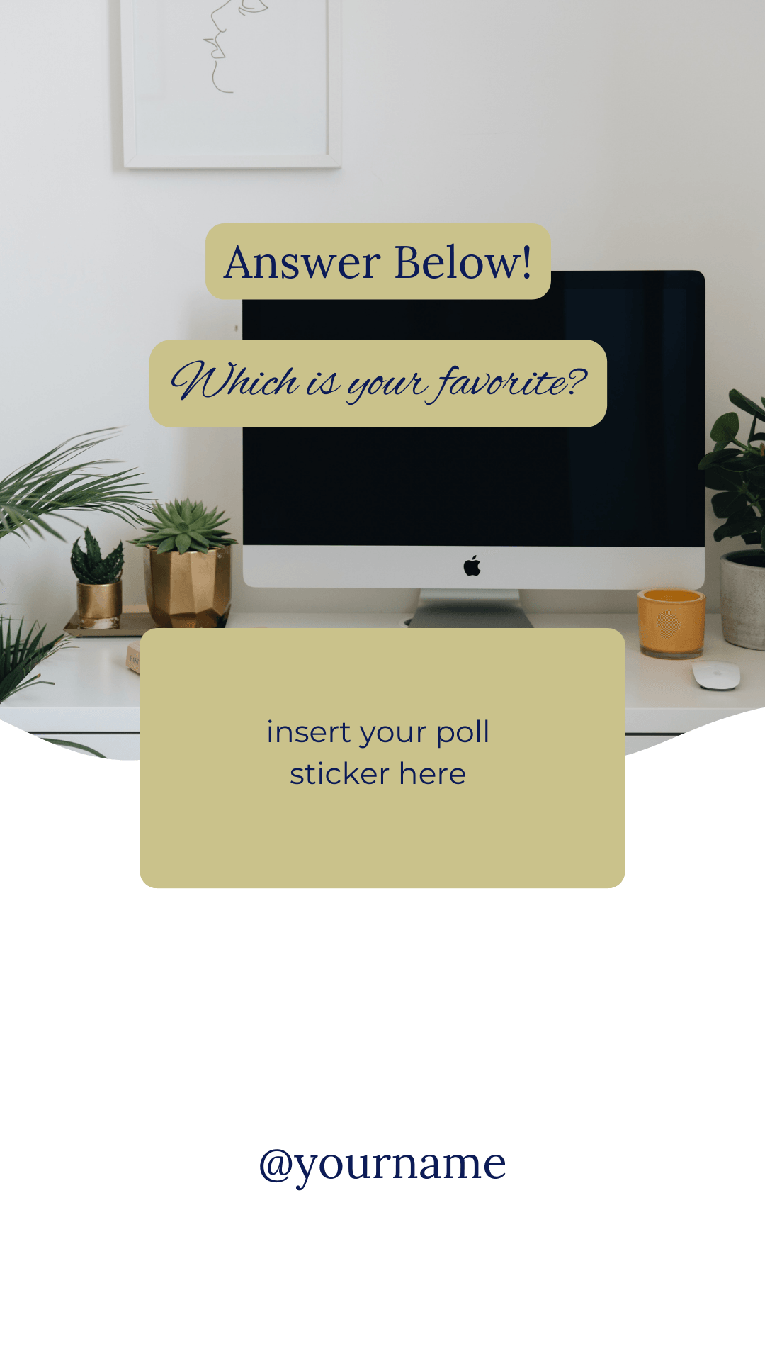 Instagram Story Poll & Question Templates | 48 Editable Canva Posts - The Simple Marketing Shop