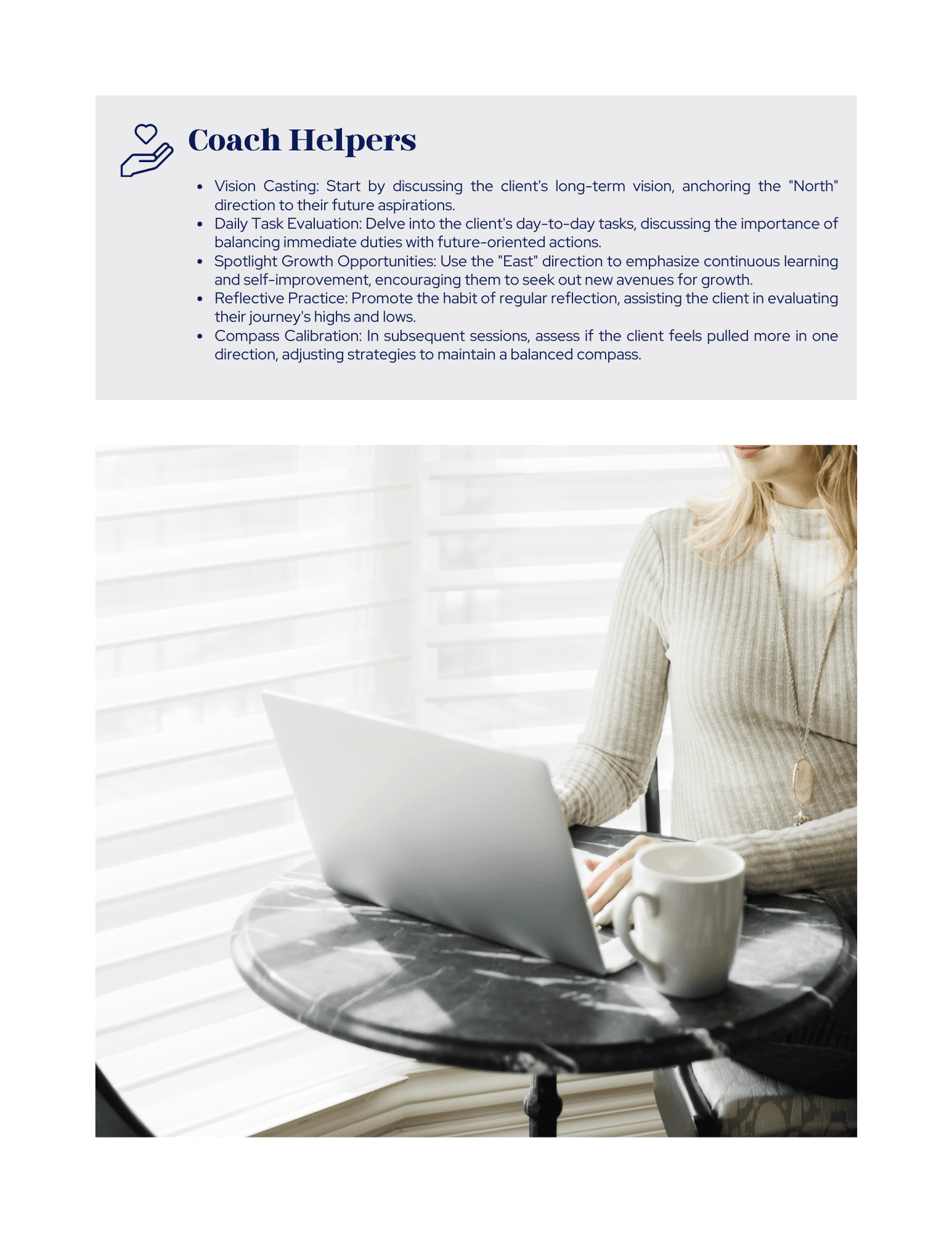 Productivity Compass & Goal Alignment Worksheet | PDF Download - The Simple Marketing Shop
