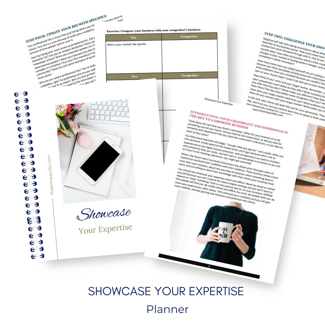 Showcase Your Expertise Planner – Personal Brand & Authority-Building PDF for Coaches & Creators - The Simple Marketing Shop