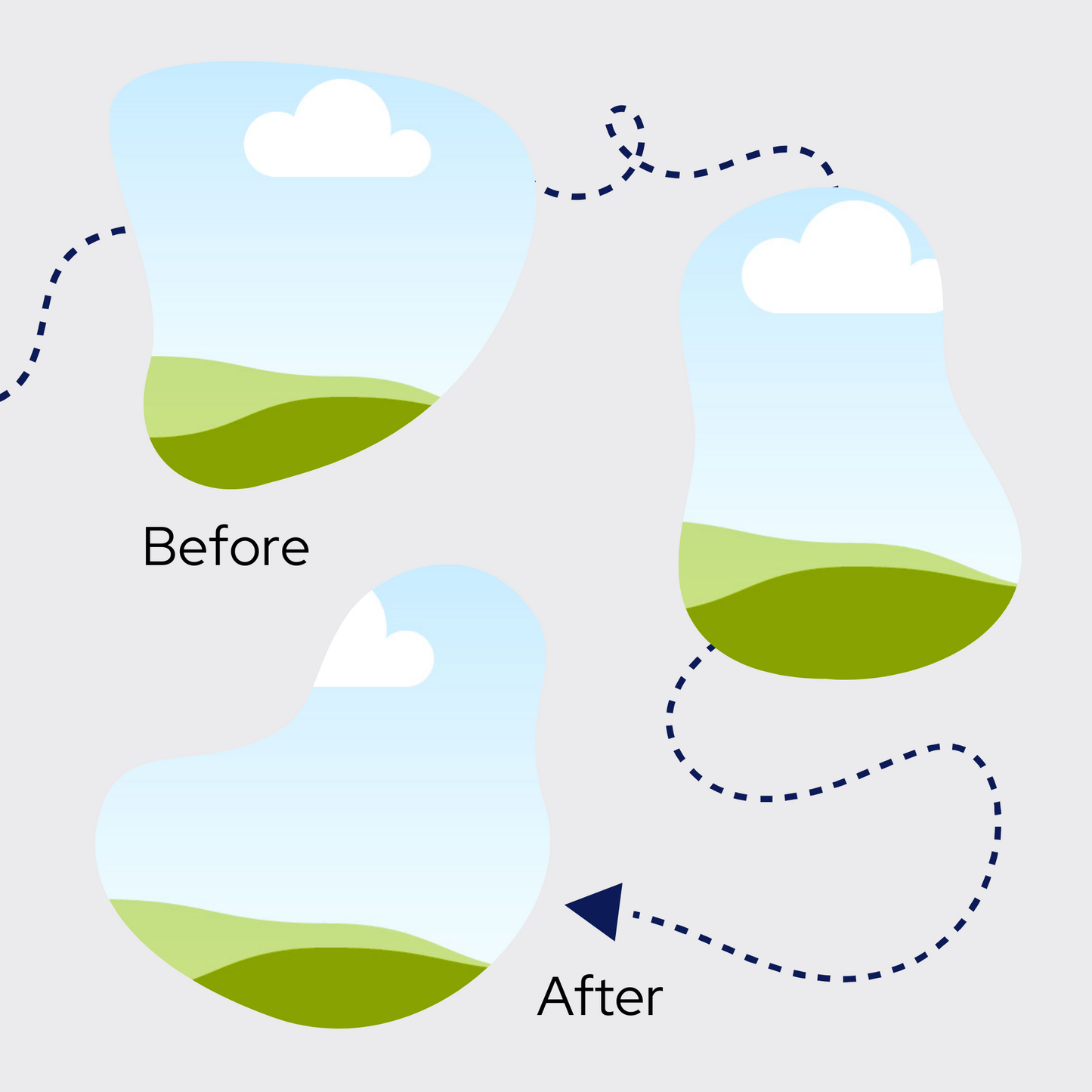 Before and After Social Media Templates