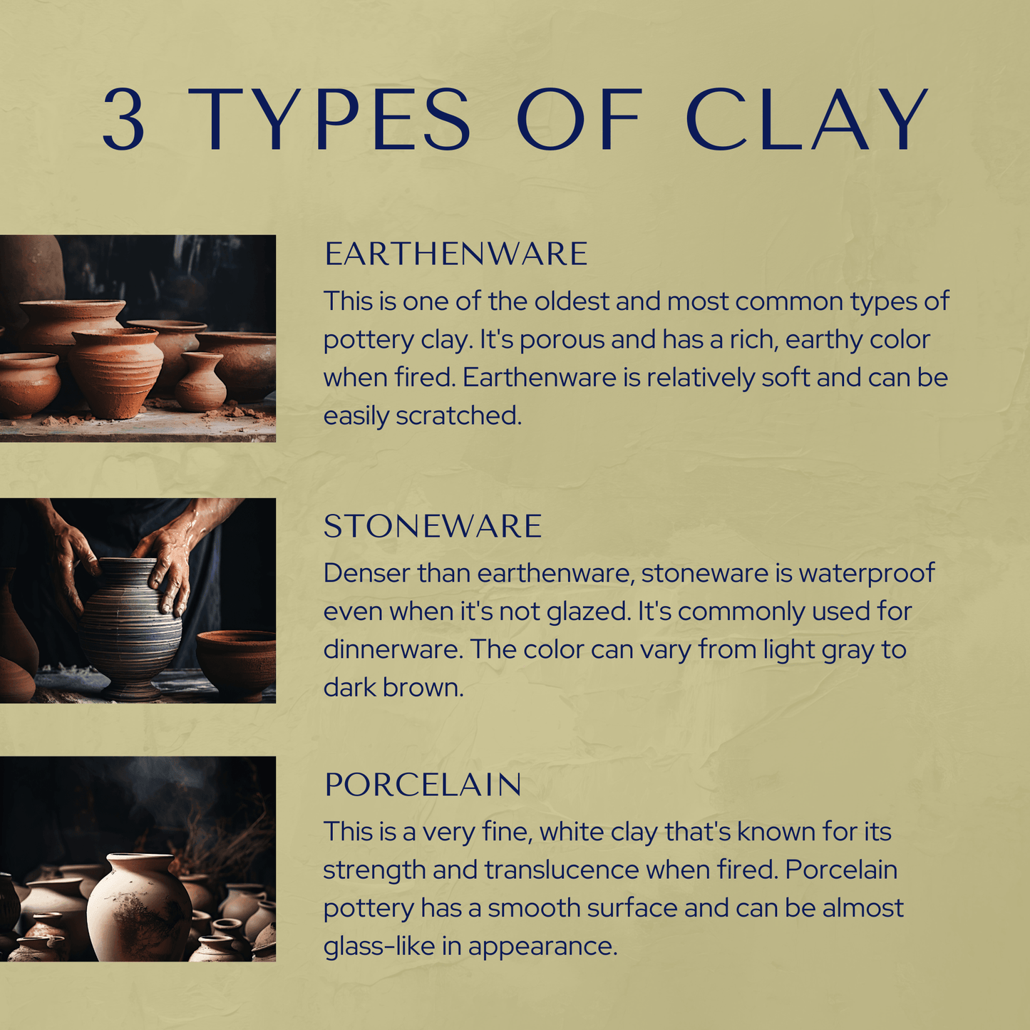 Pottery Social Media Templates | 50 Editable Canva Posts for Makers - The Simple Marketing Shop