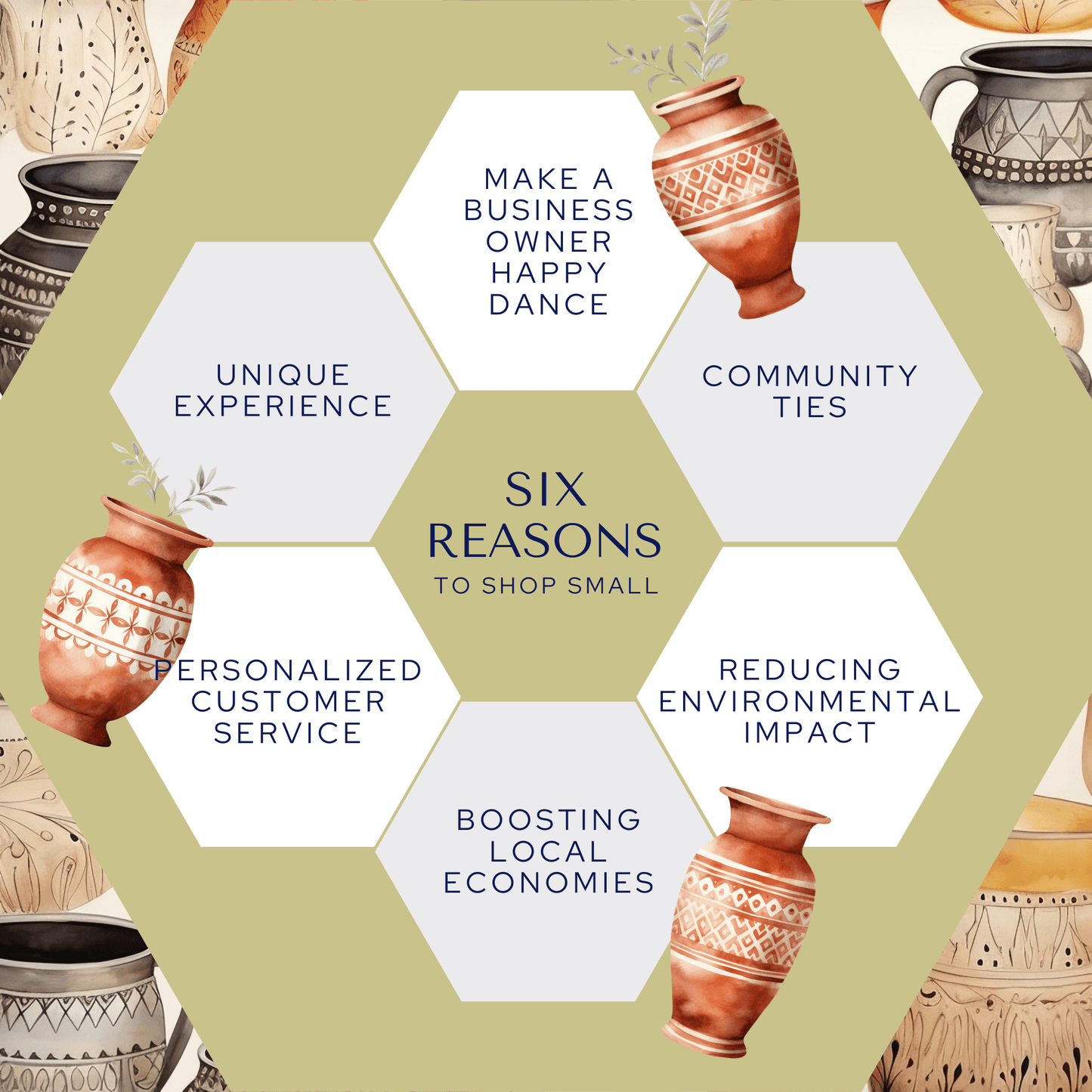 Pottery Social Media Templates | 50 Editable Canva Posts for Makers - The Simple Marketing Shop
