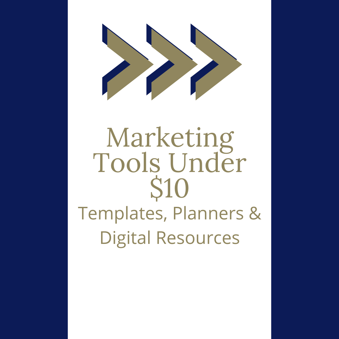 Marketing Tools Under $10 – Templates, Planners & Digital Resources