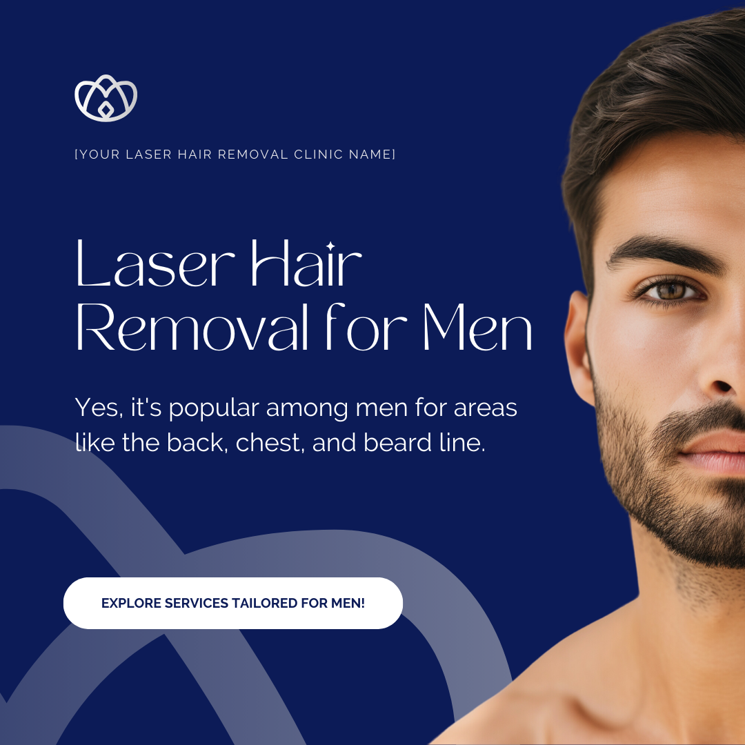 Laser Hair Removal Social Media Posts