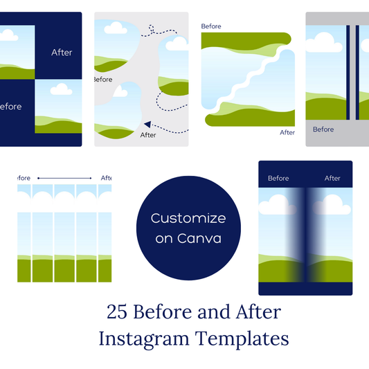 Before and After Social Media Templates