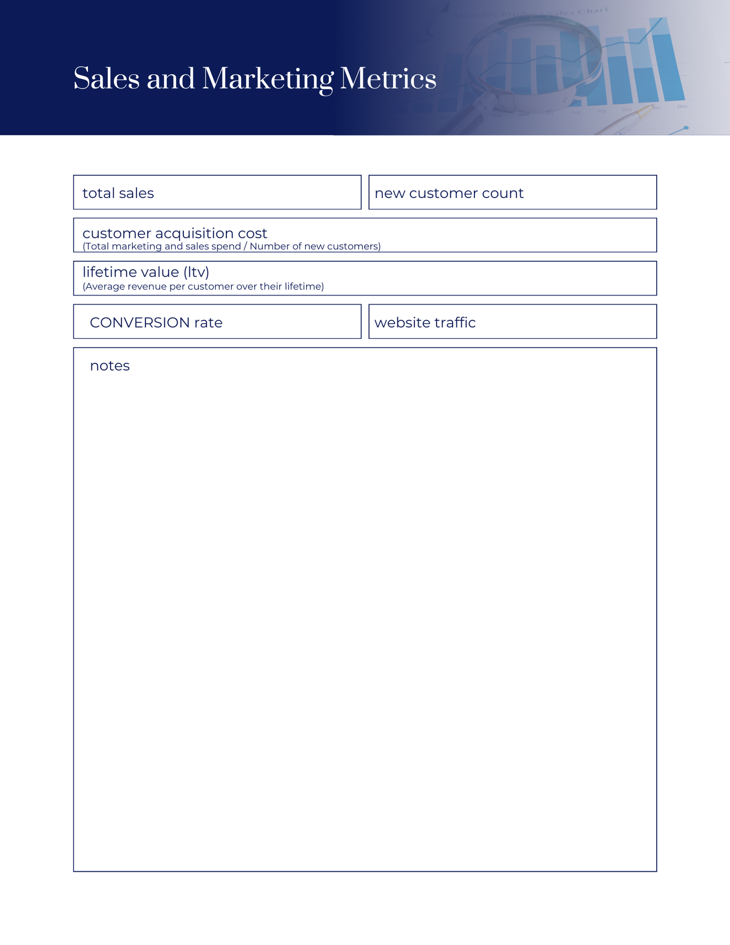 Monthly Business Report Template