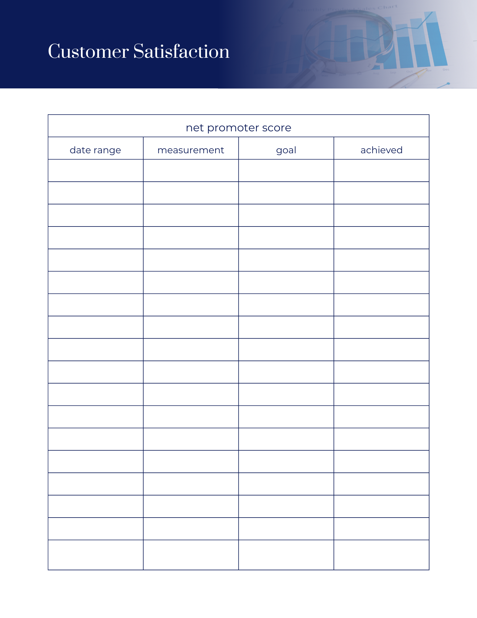 Monthly Business Report Template