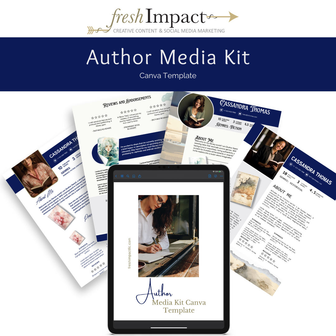 Author Media Kit: Your Fun & Easy Marketing Tool!