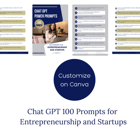 Chat GPT Power Prompts | Entrepreneurship and Startups