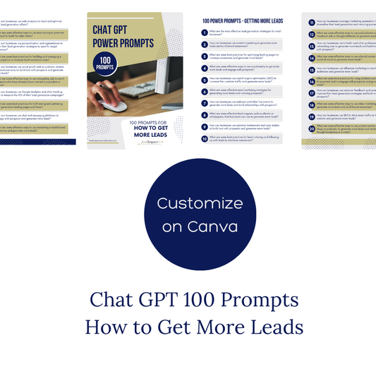 Chat GPT Power Prompts | How to Get More Leads