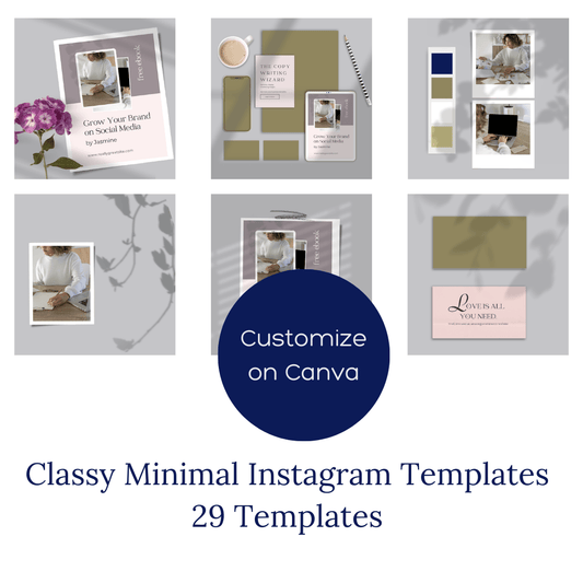 Classy Minimal Instagram Social Posts