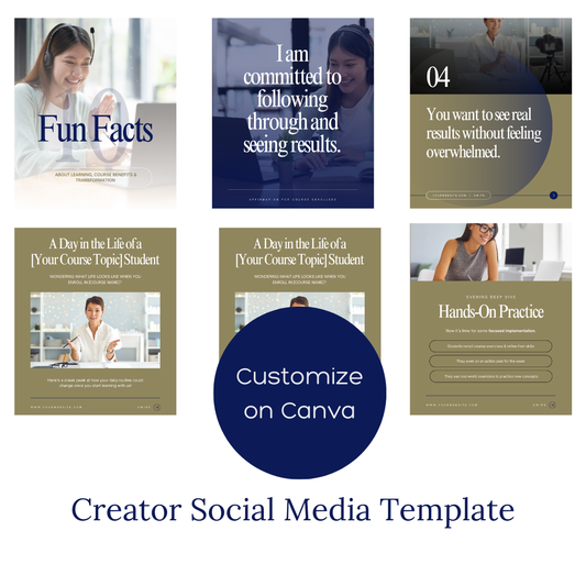 97 Content Creator Social Media Templates – Show Up with Confidence, Creativity & Consistency