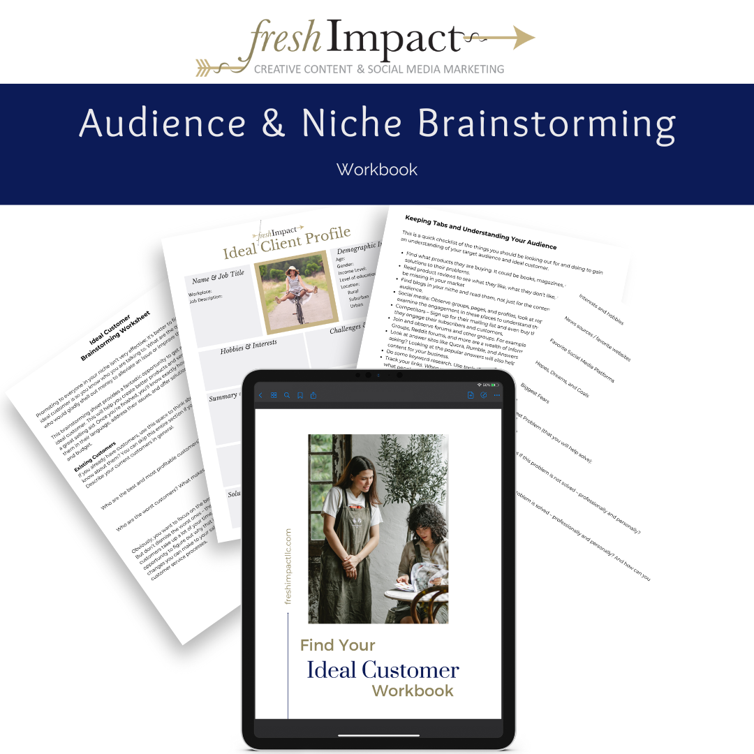 Audience & Niche Brainstorming Workbook