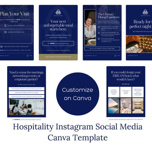 97 Hospitality Social Media Templates | Canva Posts for Hotels & Restaurants