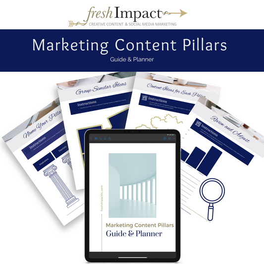 Marketing Content Pillars Guide and Planner