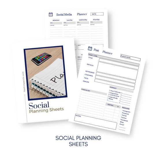 Social Media Planner (3 sheets)